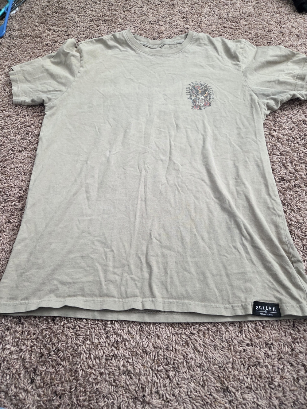 Sullen Men's Short Sleeve Crew Tee in Light Olive